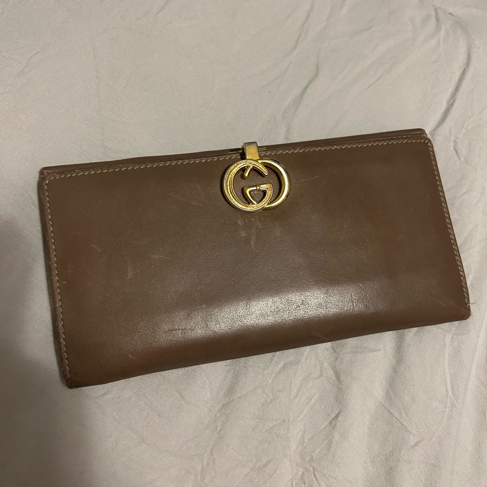 Gucci vintage long wallet